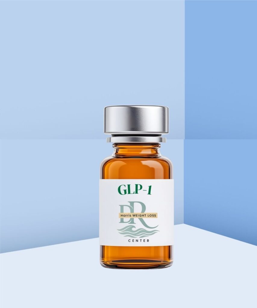glp-1 in a glass bottle