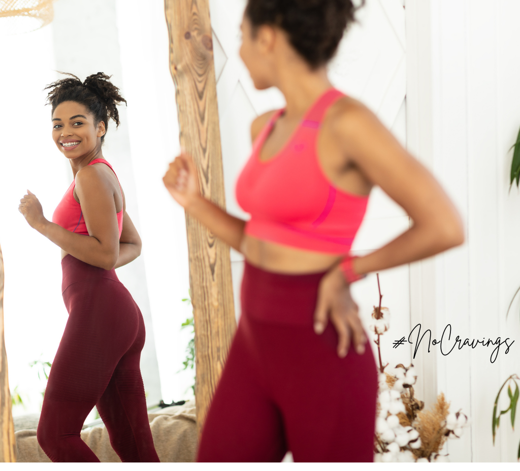 Woman looking at weight loss results 1024x 927 px